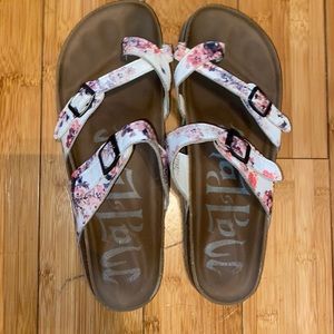 Floral sandals